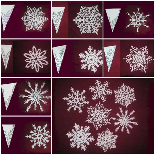 paper snowflakes pattern F