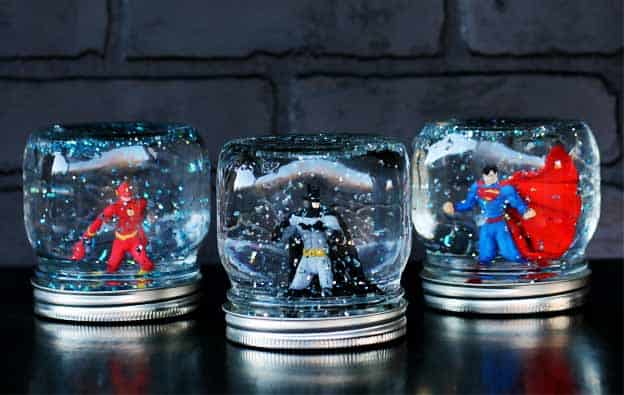 superhero snow globe