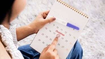 Ovulation calendar for infertility