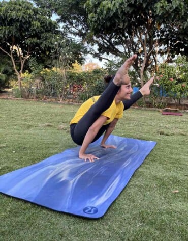 Yoga instructor Akanksha Sharma