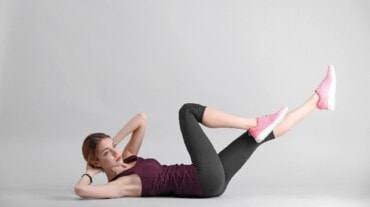 Bicycle crunches for abs