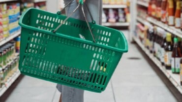A supermarket cart