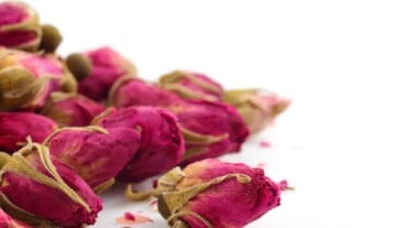 Some dried roses